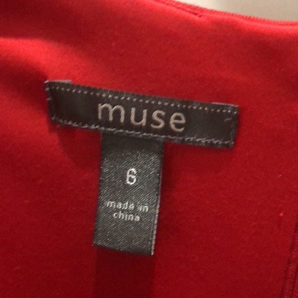 Red Muse Dress size 6 - Picture 2 of 4